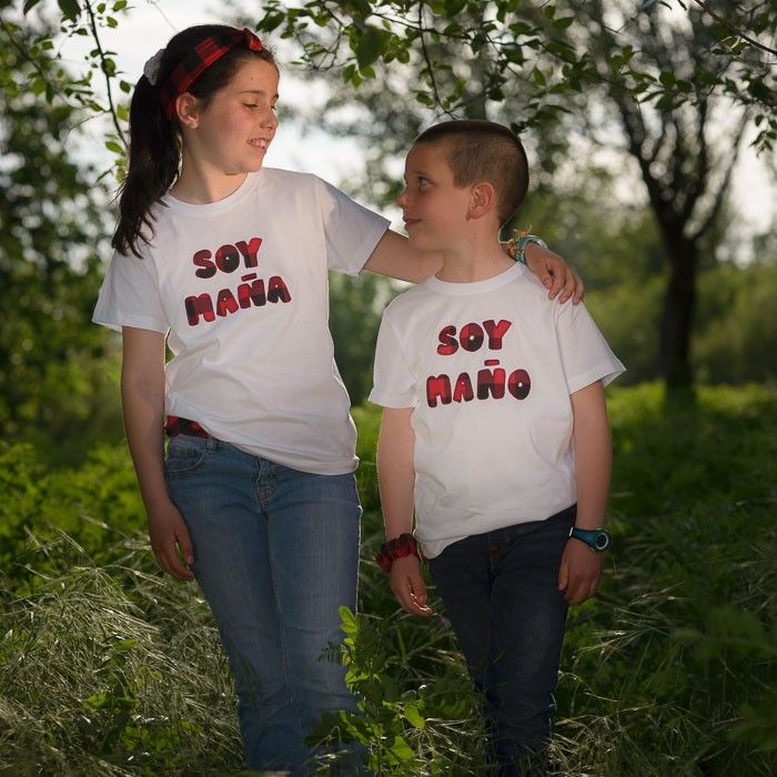 Camiseta Soy Maña® con tela de cachirulo