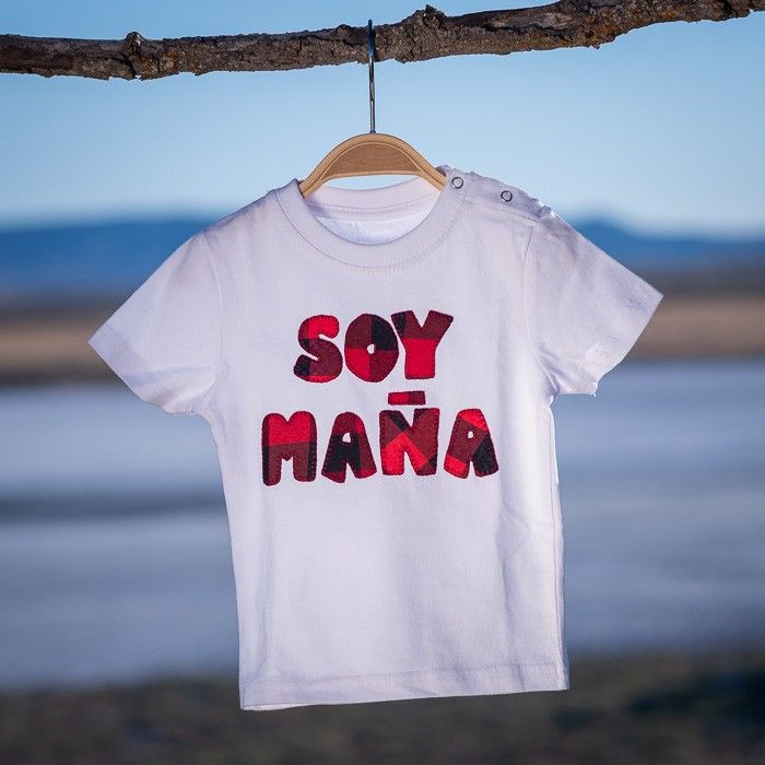 Camiseta Soy Maña® con tela de cachirulo