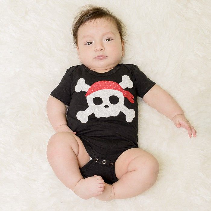 Body negro con Calavera Blanca