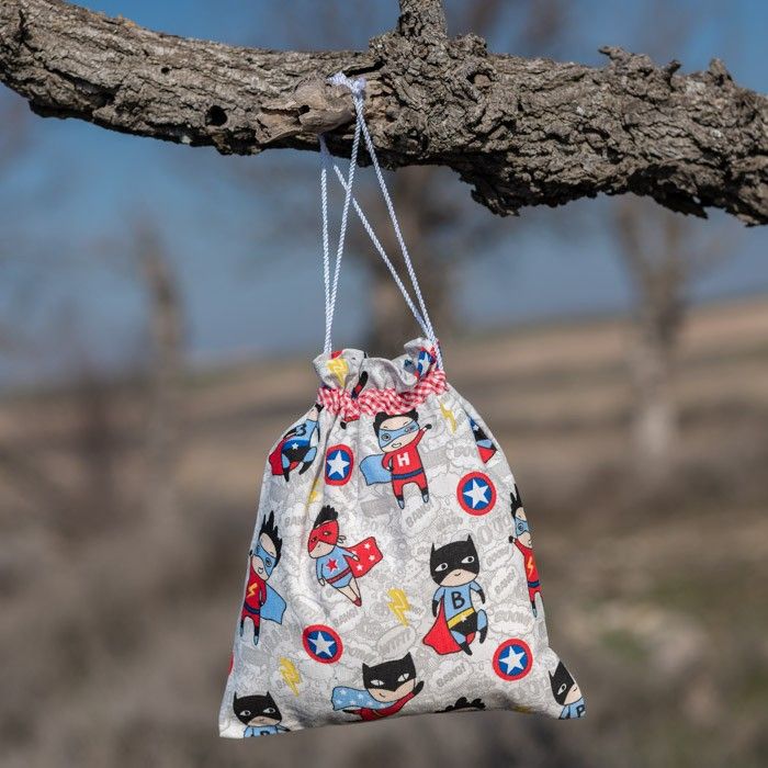 Bolsa de merienda “Súper Héroes”