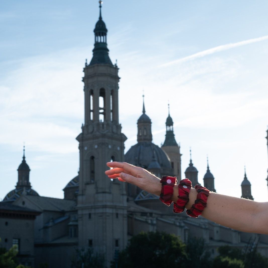 Pulsera de lactancia en tela de cachirulo - Imagen 5