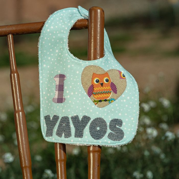 Babero infantil | I ❤️ Yayos