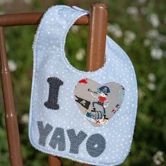 Babero infantil | I ❤️ Yayo