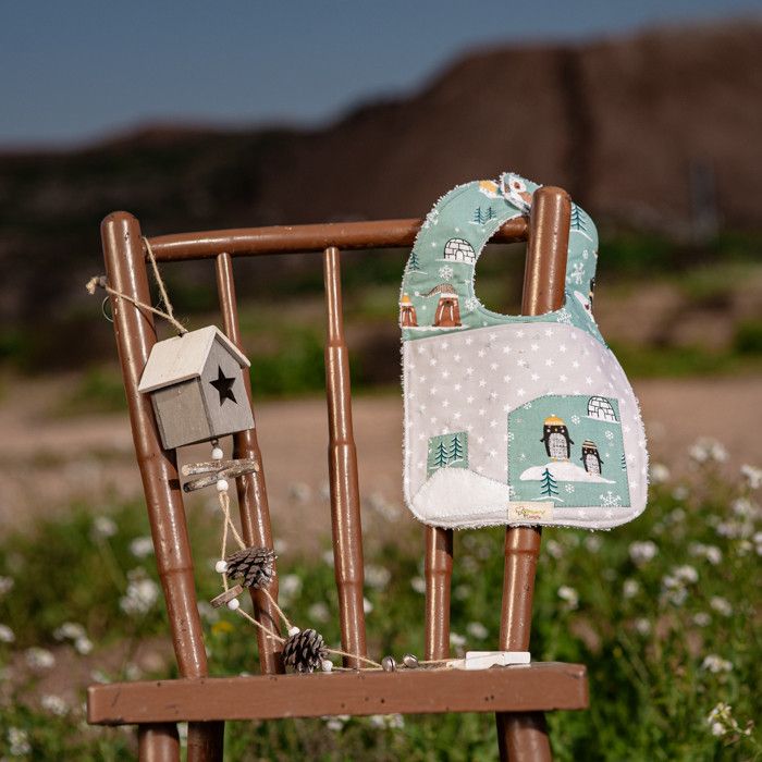 Babero infantil | Pingüinos polares