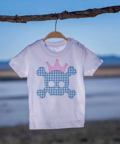 Camiseta calavera princesa