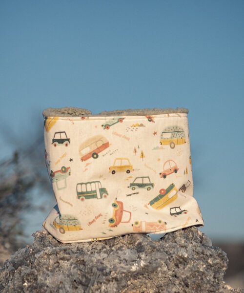 Cuello infantil polar coches