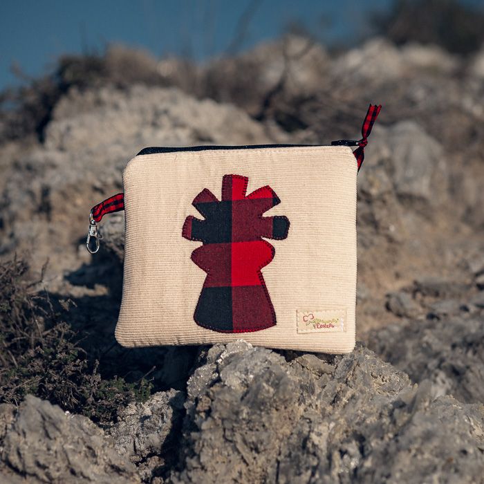Conjunto de monedero y coletero | Virgen del Pilar en patchwork - Imagen 5